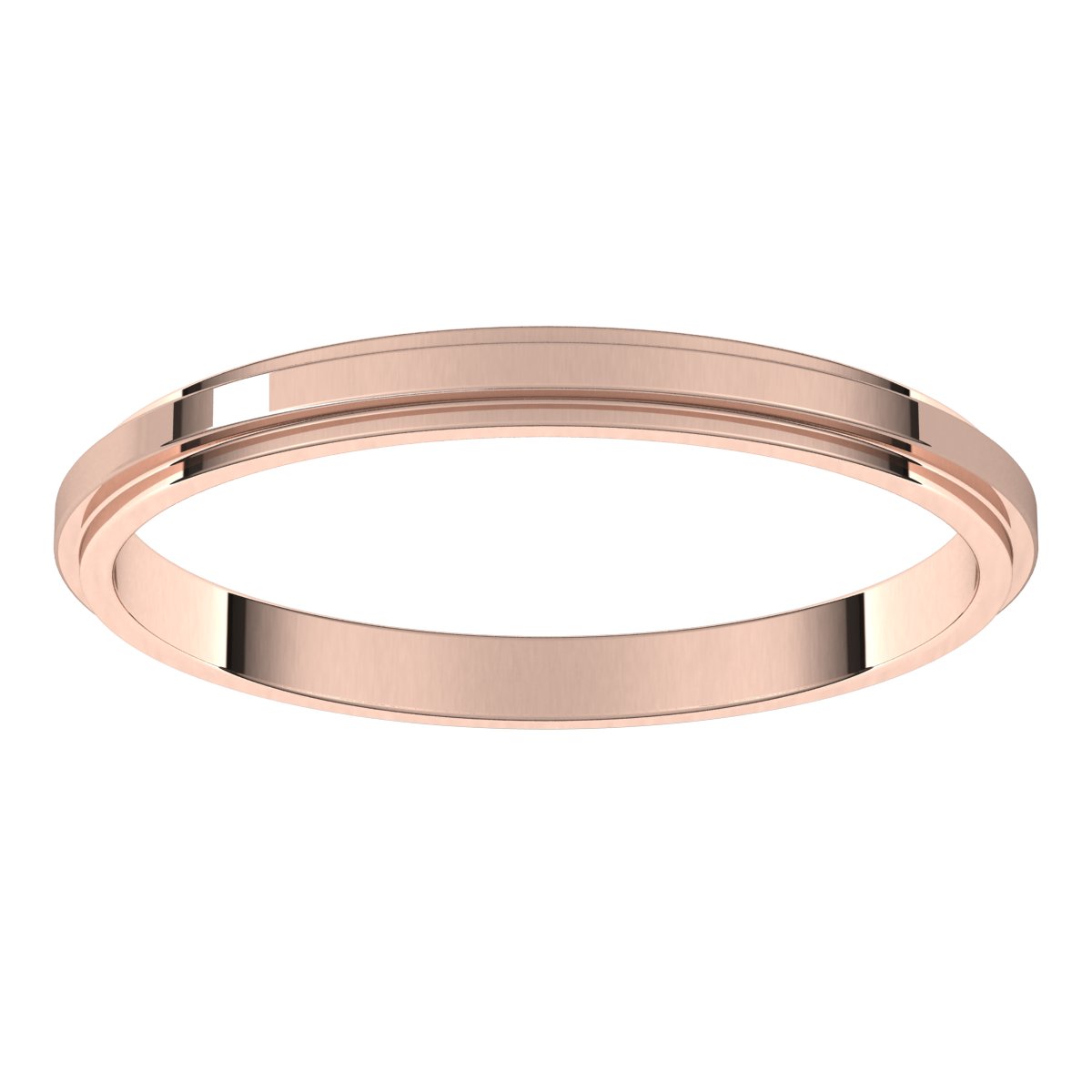 Stepped-Edge Flat Band