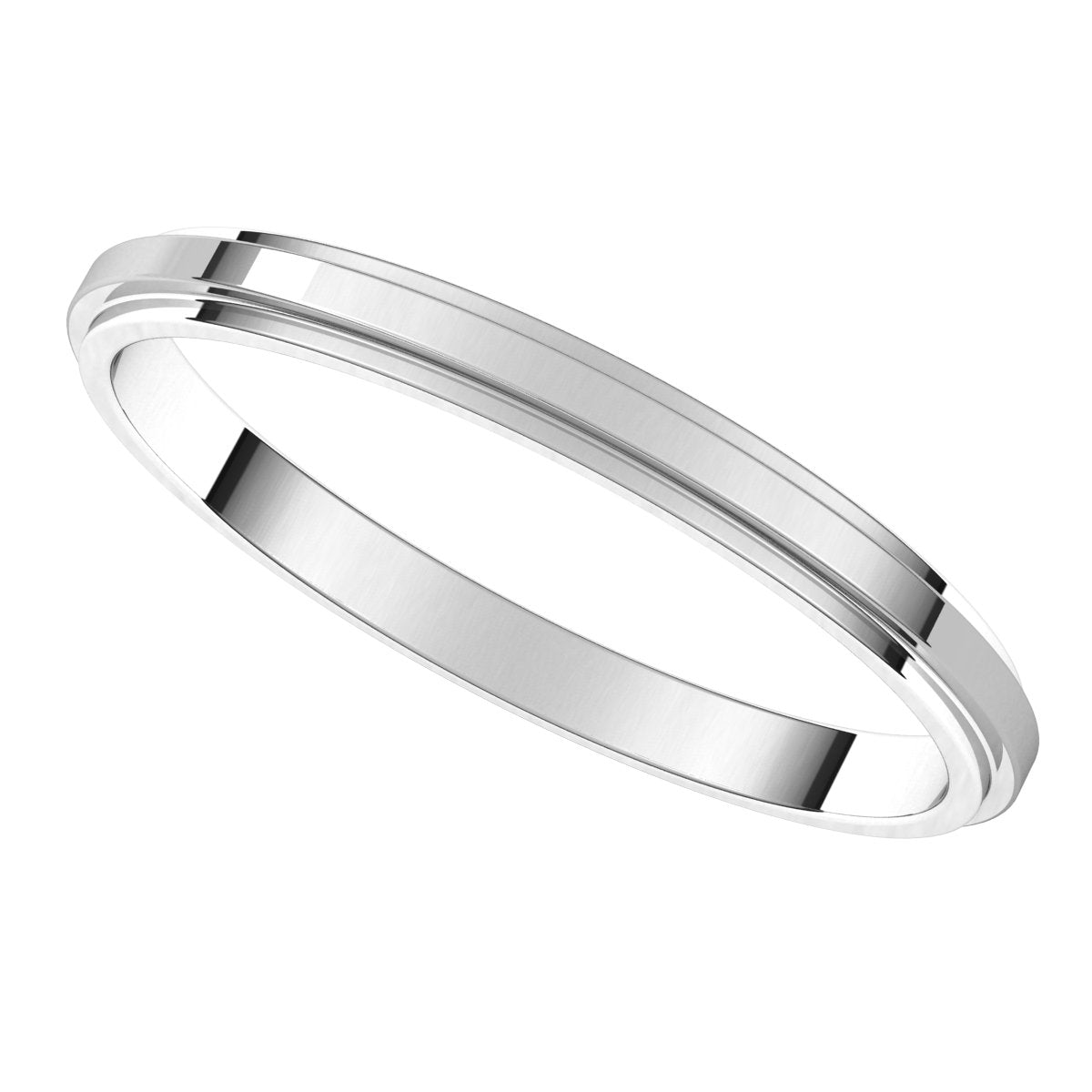 Stepped-Edge Flat Band