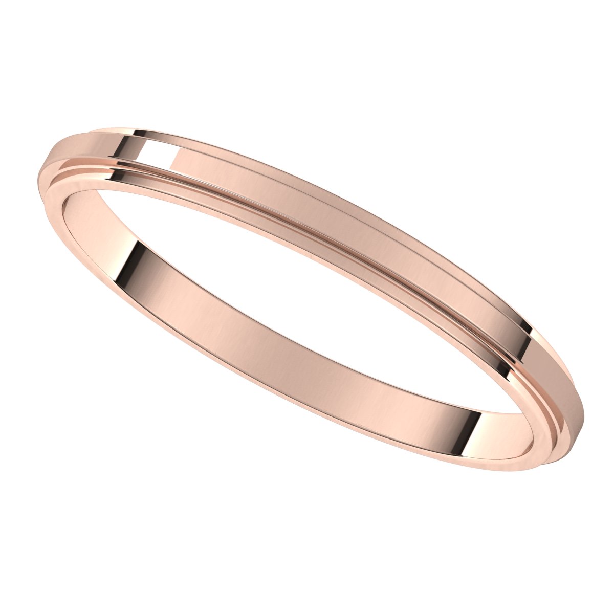 Stepped-Edge Flat Band