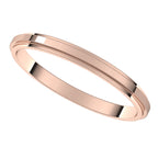 Stepped-Edge Flat Band