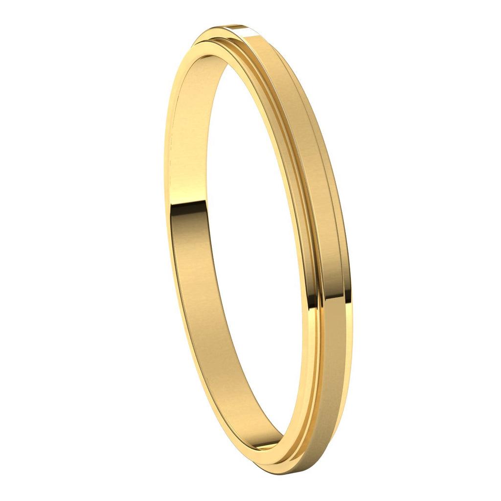 Stepped-Edge Flat Band