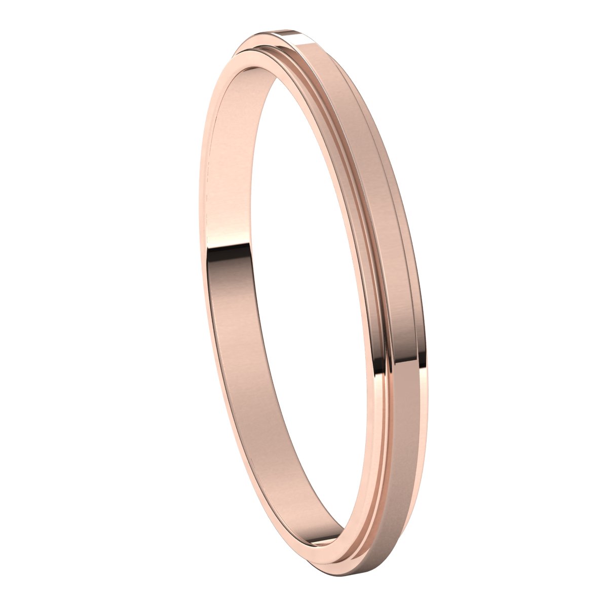 Stepped-Edge Flat Band