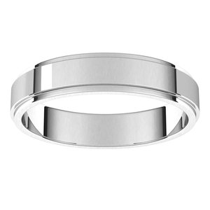 Stepped-Edge Flat Band
