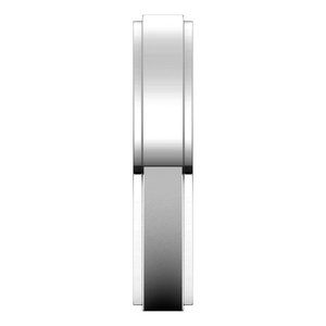 Stepped-Edge Flat Band