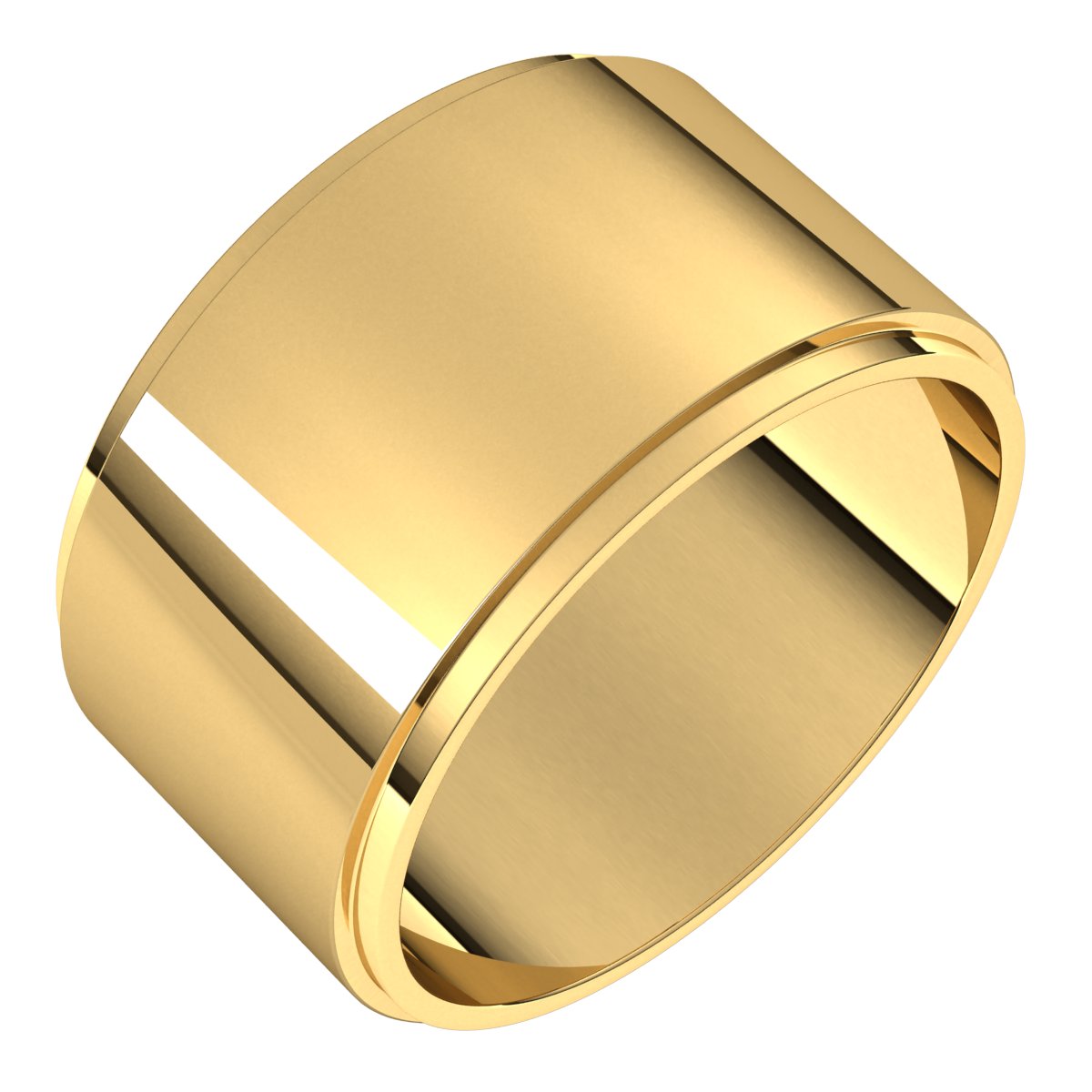 Stepped-Edge Flat Band