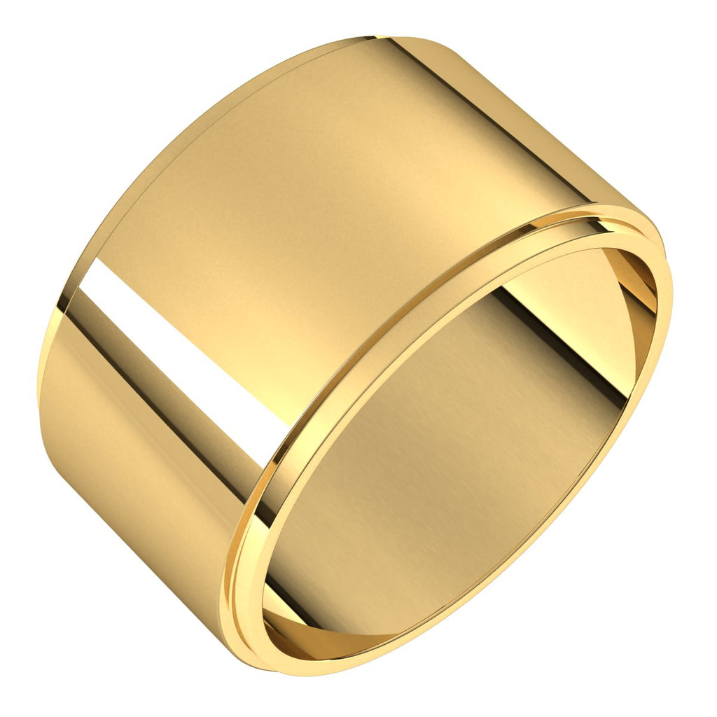Stepped-Edge Flat Band