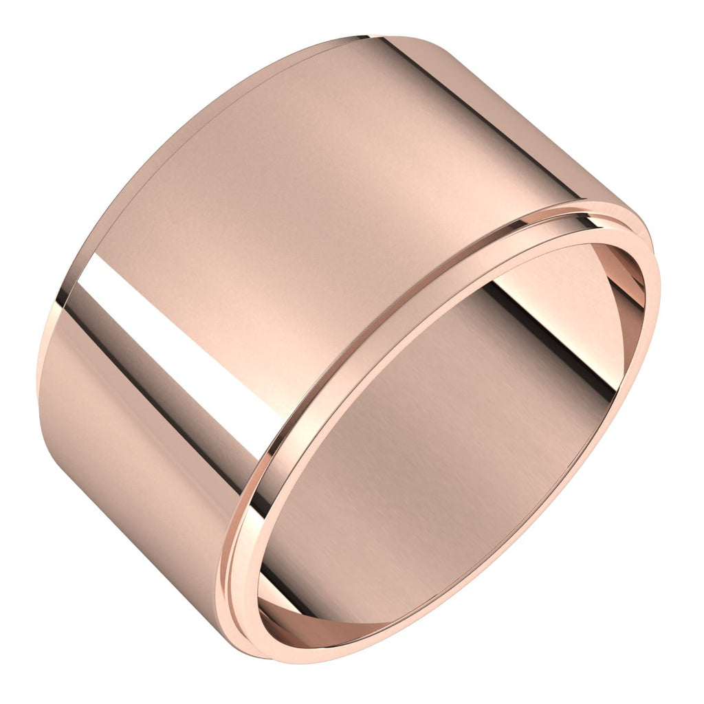 Stepped-Edge Flat Band