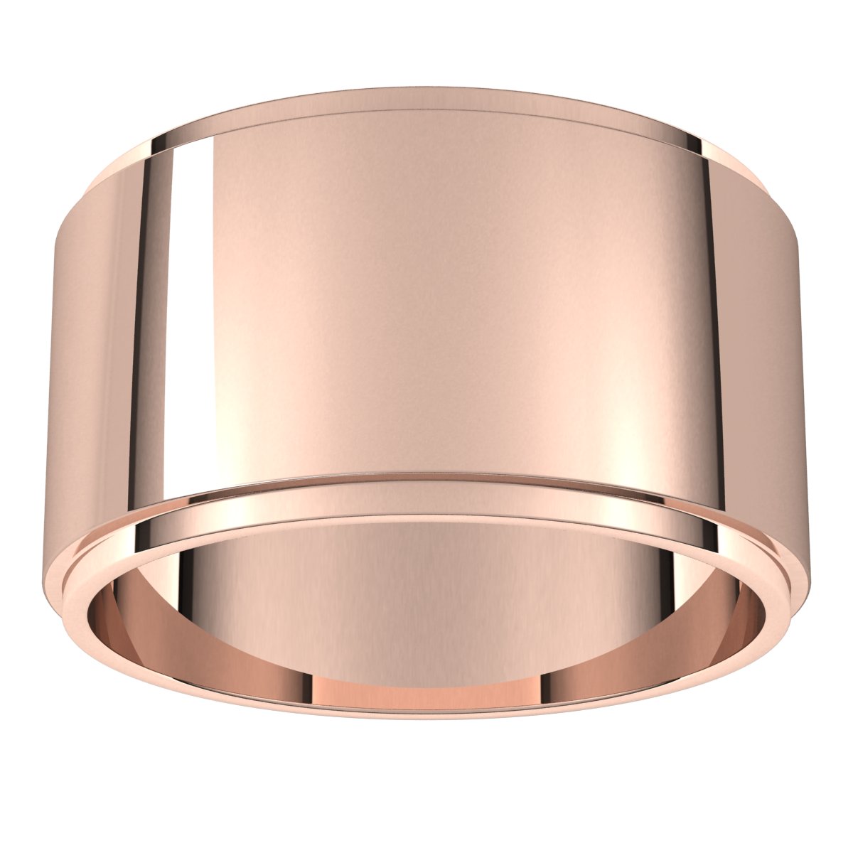 Stepped-Edge Flat Band