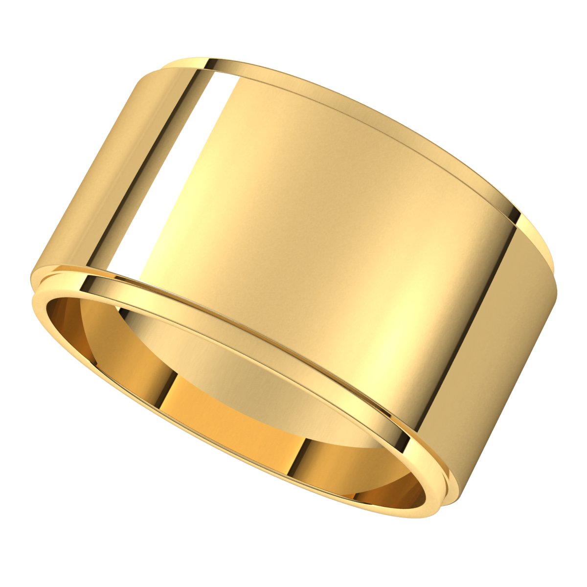 Stepped-Edge Flat Band