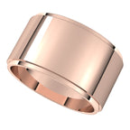 Stepped-Edge Flat Band