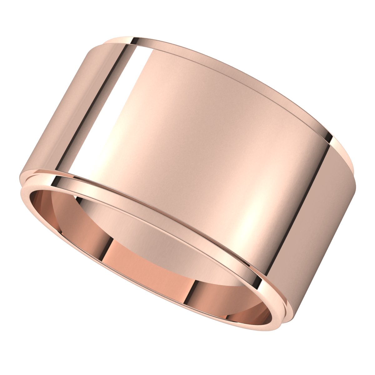 Stepped-Edge Flat Band