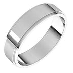 Stepped-Edge Flat Band