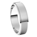 Stepped-Edge Flat Band