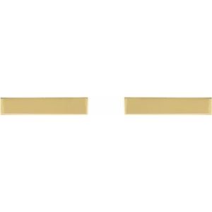 Engravable Bar Earrings