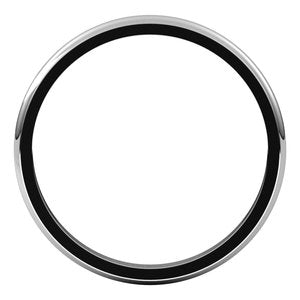 Stepped-Edge Half Round Band
