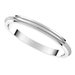 Stepped-Edge Half Round Band
