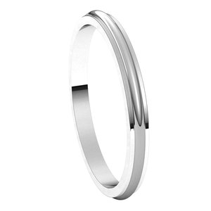 Stepped-Edge Half Round Band