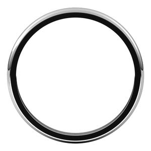 Stepped-Edge Half Round Band
