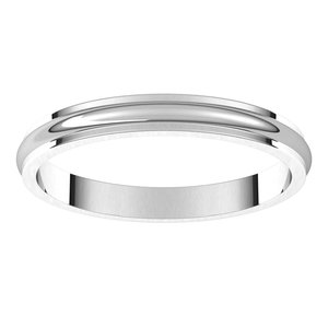 Stepped-Edge Half Round Band