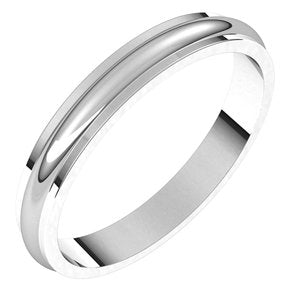 Stepped-Edge Half Round Band