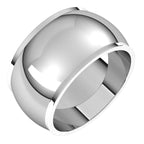 Stepped-Edge Half Round Band