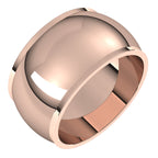 Stepped-Edge Half Round Band