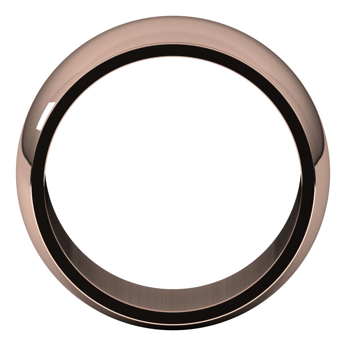 Stepped-Edge Half Round Band