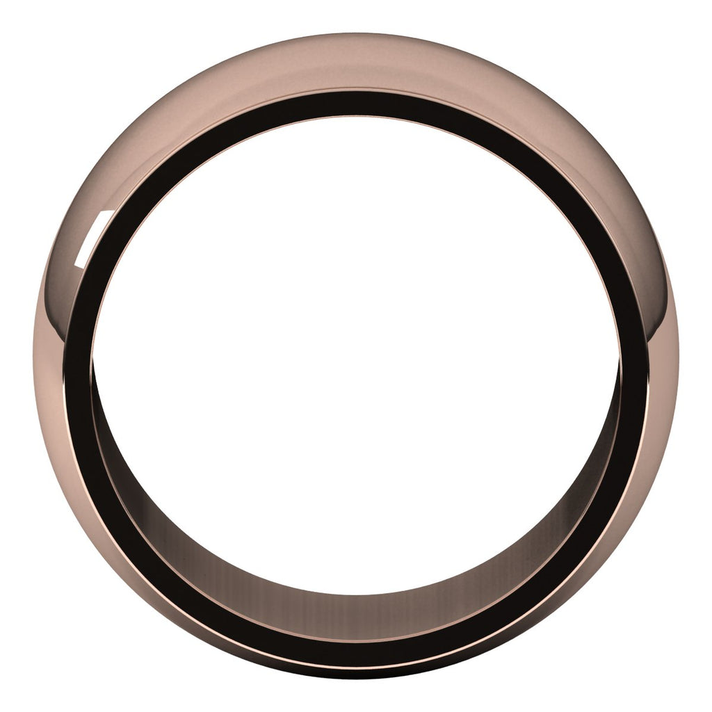 Stepped-Edge Half Round Band