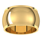 Stepped-Edge Half Round Band