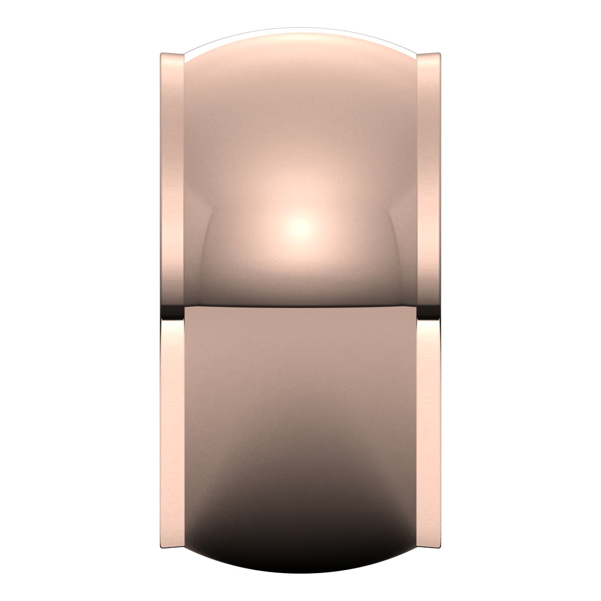 Stepped-Edge Half Round Band