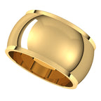 Stepped-Edge Half Round Band