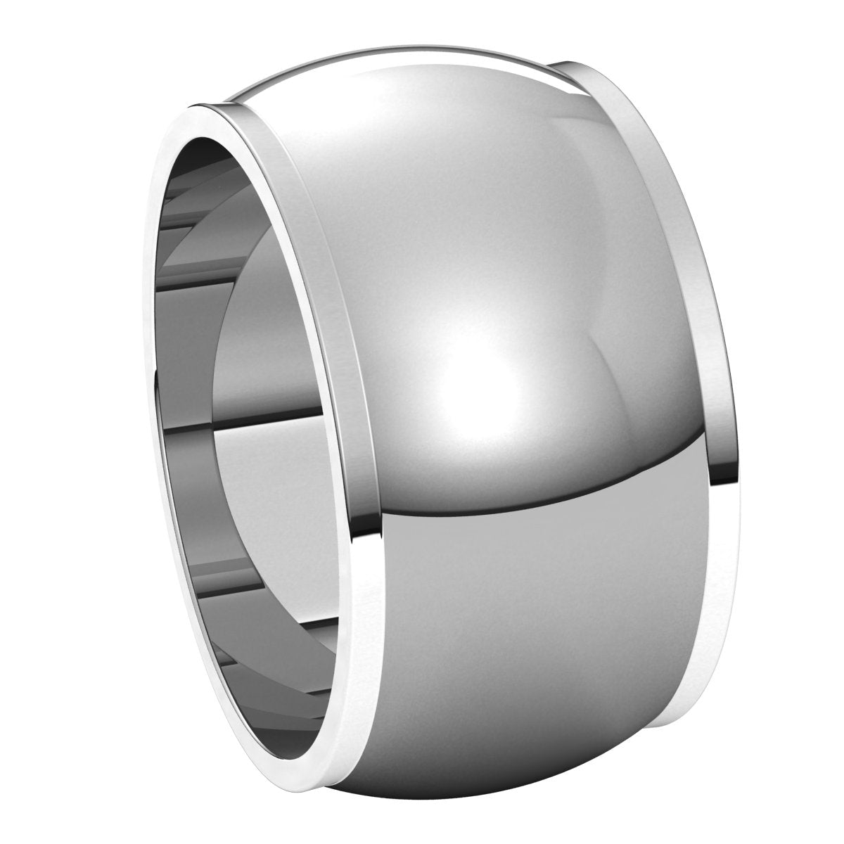 Stepped-Edge Half Round Band