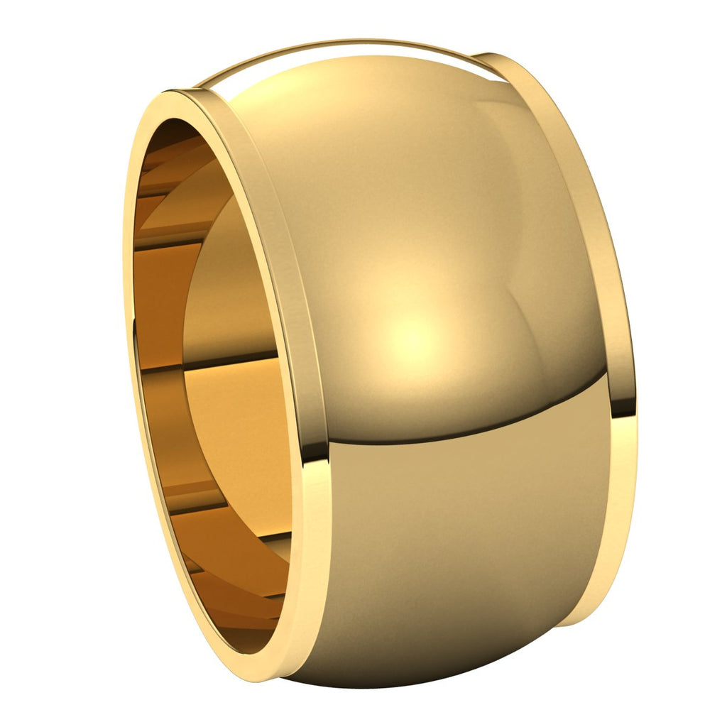 Stepped-Edge Half Round Band