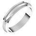 Stepped-Edge Half Round Band