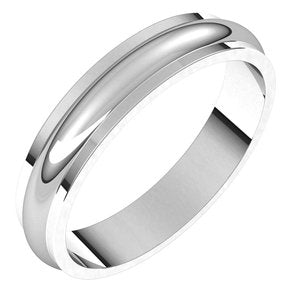 Stepped-Edge Half Round Band