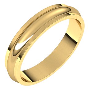 Stepped-Edge Half Round Band