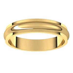 Stepped-Edge Half Round Band