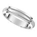 Stepped-Edge Half Round Band