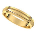 Stepped-Edge Half Round Band