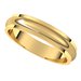 Stepped-Edge Half Round Band