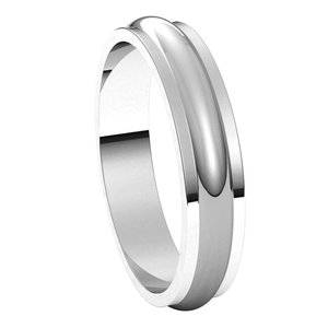 Stepped-Edge Half Round Band