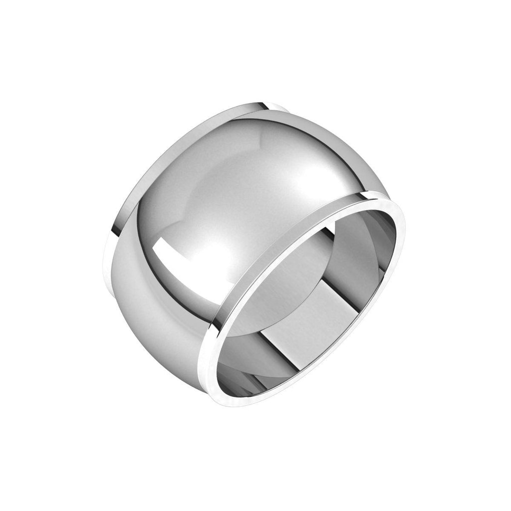 Stepped-Edge Half Round Band