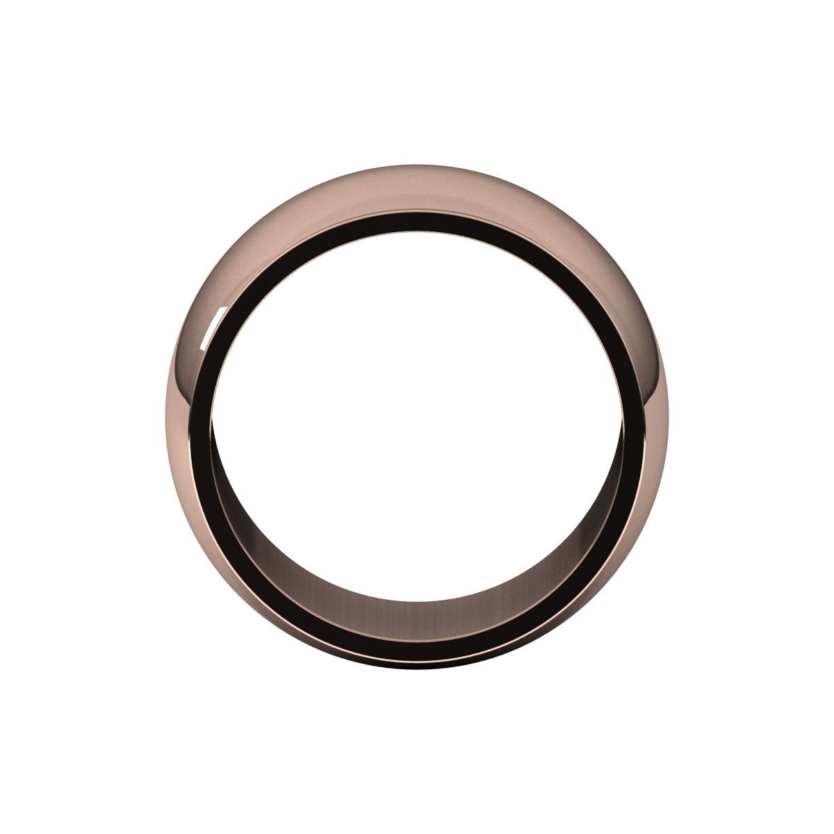 Stepped-Edge Half Round Band
