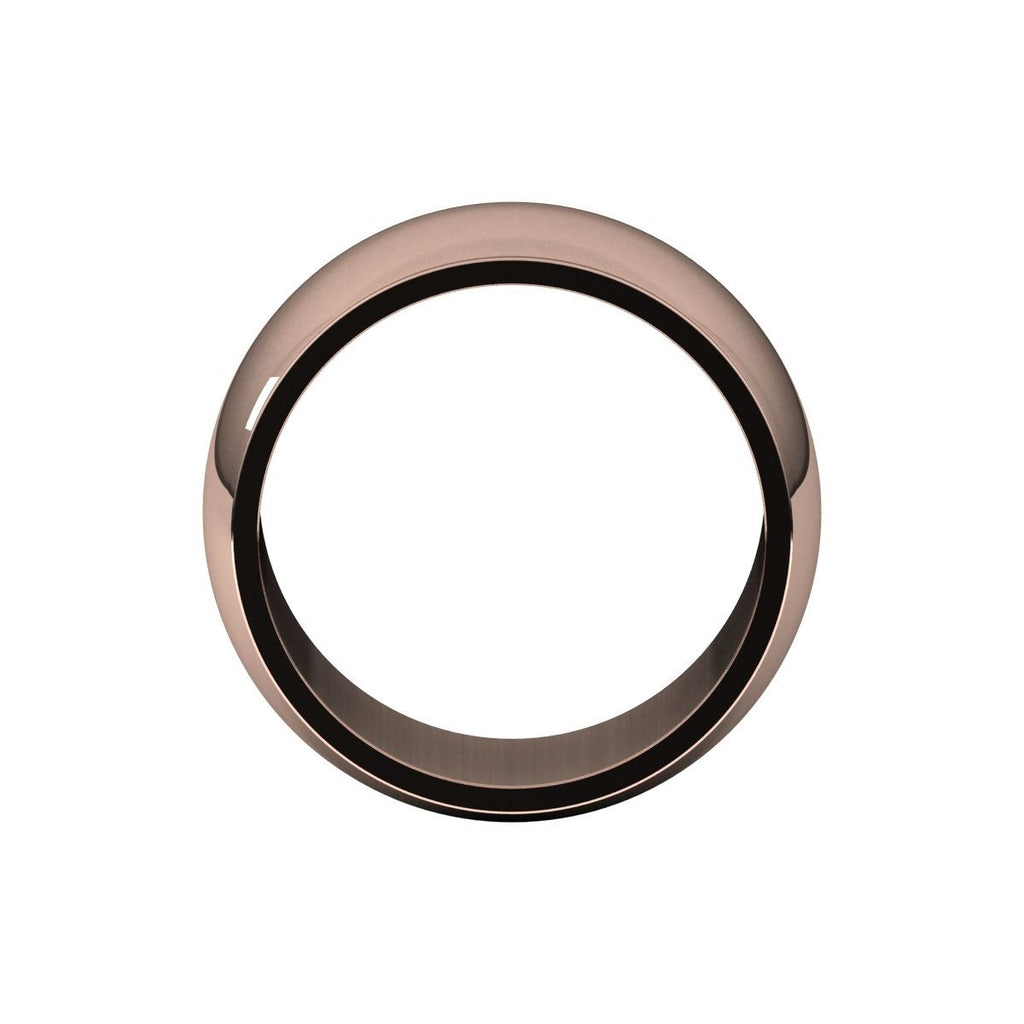 Stepped-Edge Half Round Band