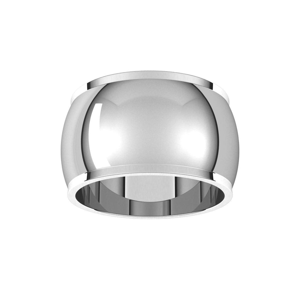 Stepped-Edge Half Round Band