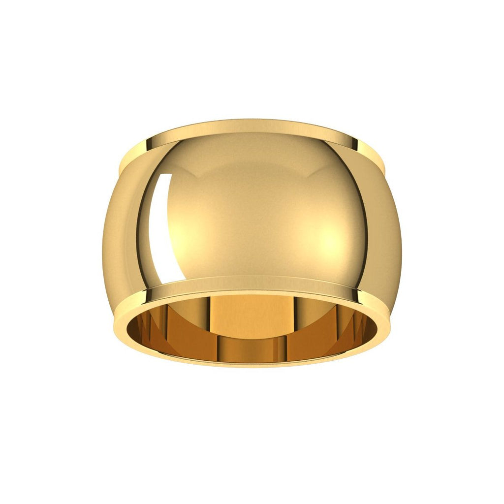 Stepped-Edge Half Round Band
