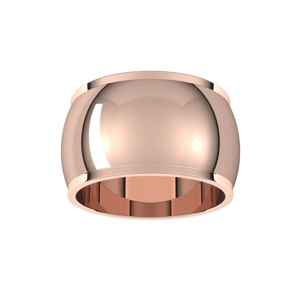 Stepped-Edge Half Round Band