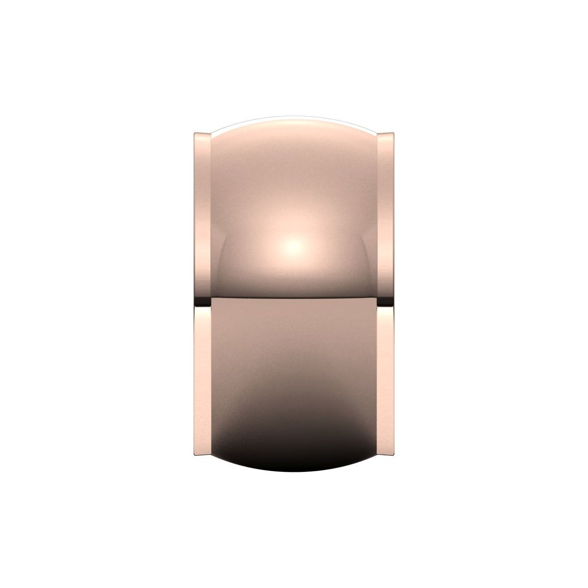 Stepped-Edge Half Round Band