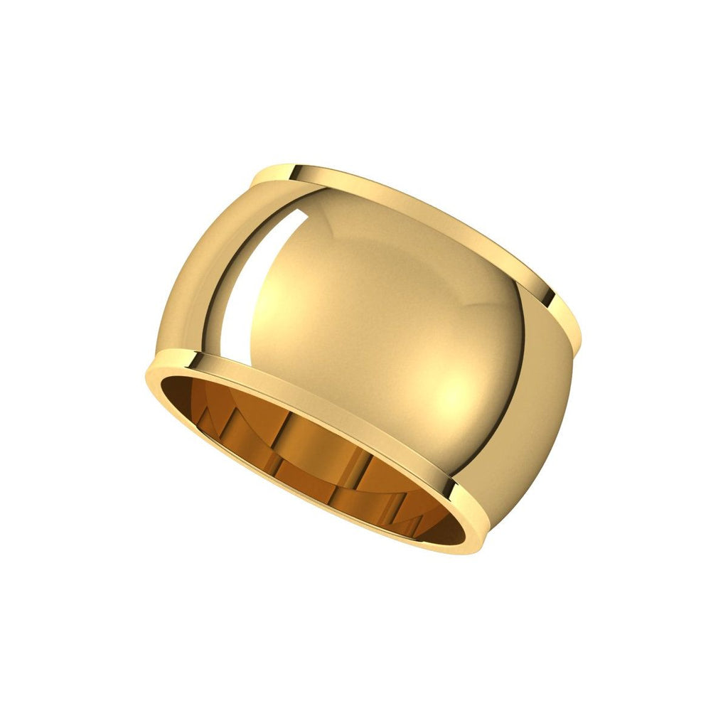 Stepped-Edge Half Round Band