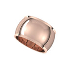 Stepped-Edge Half Round Band
